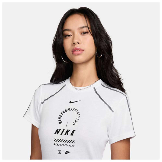 Nike Γυναικείο φόρεμα Sportswear Short-Sleeve Dress